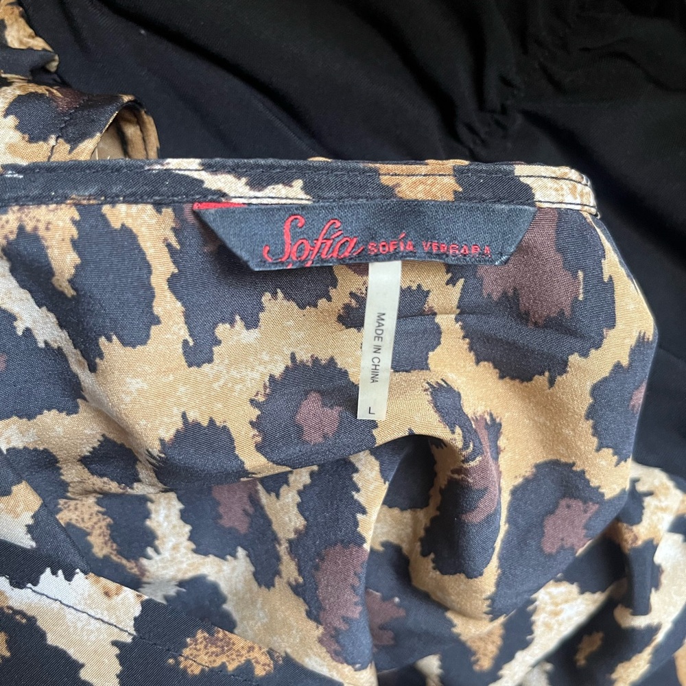 Sofia Vergara Leopard Print Dress